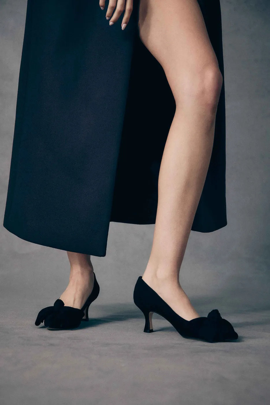 Bow Kitten Heel - Black sold by Nicki Hoyne product image thumbnail 2