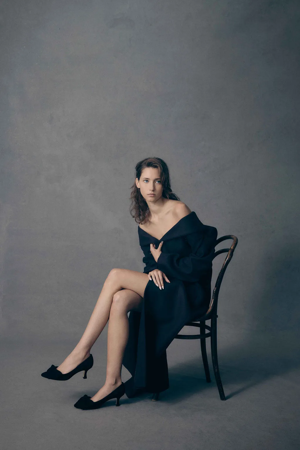 Bow Kitten Heel - Black sold by Nicki Hoyne product image thumbnail 3