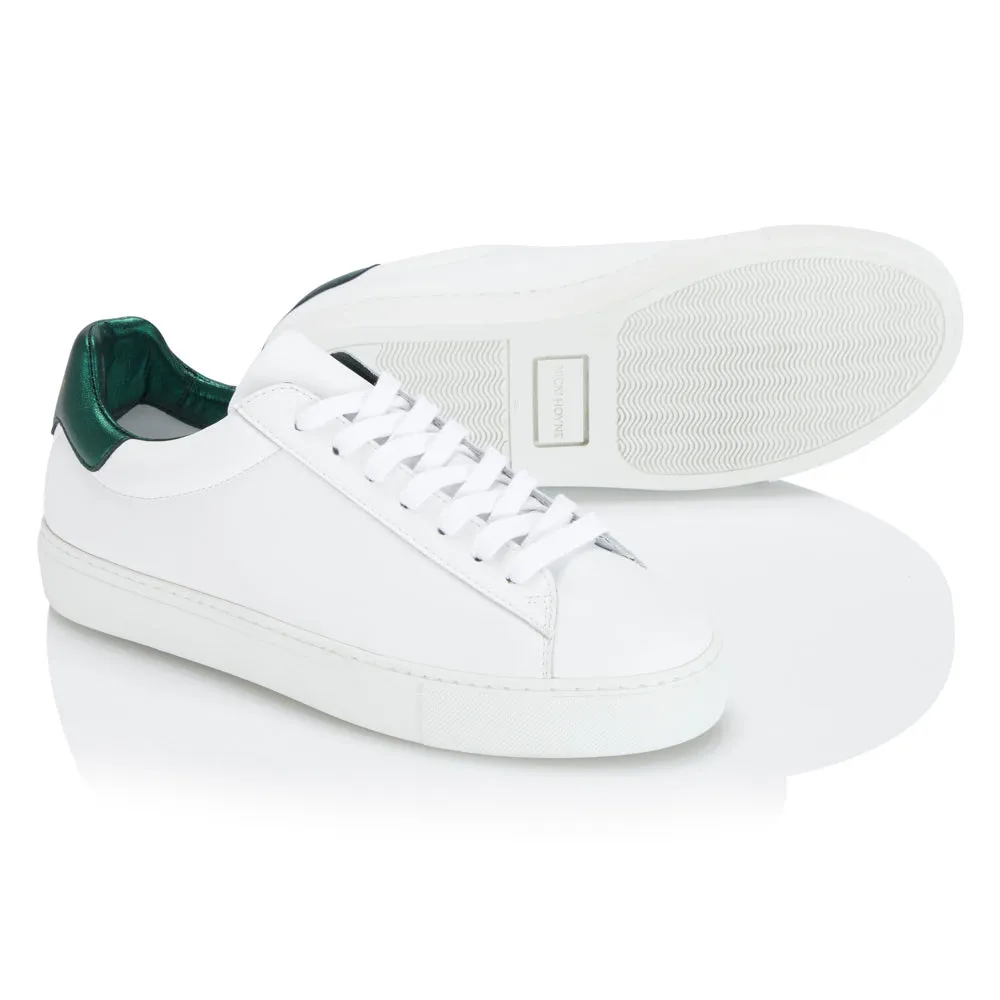 Classic Trainer - White/Emerald sold by Nicki Hoyne product image thumbnail 3