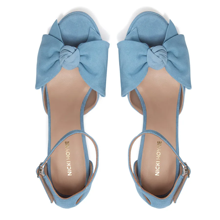 Bow Platform - Blue Suede sold by Nicki Hoyne product image thumbnail 2