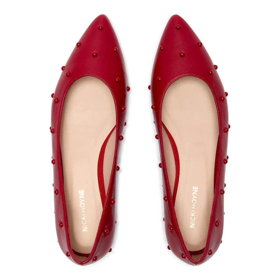Bon Bon Flat - Red & Red sold by Nicki Hoyne product image thumbnail 5
