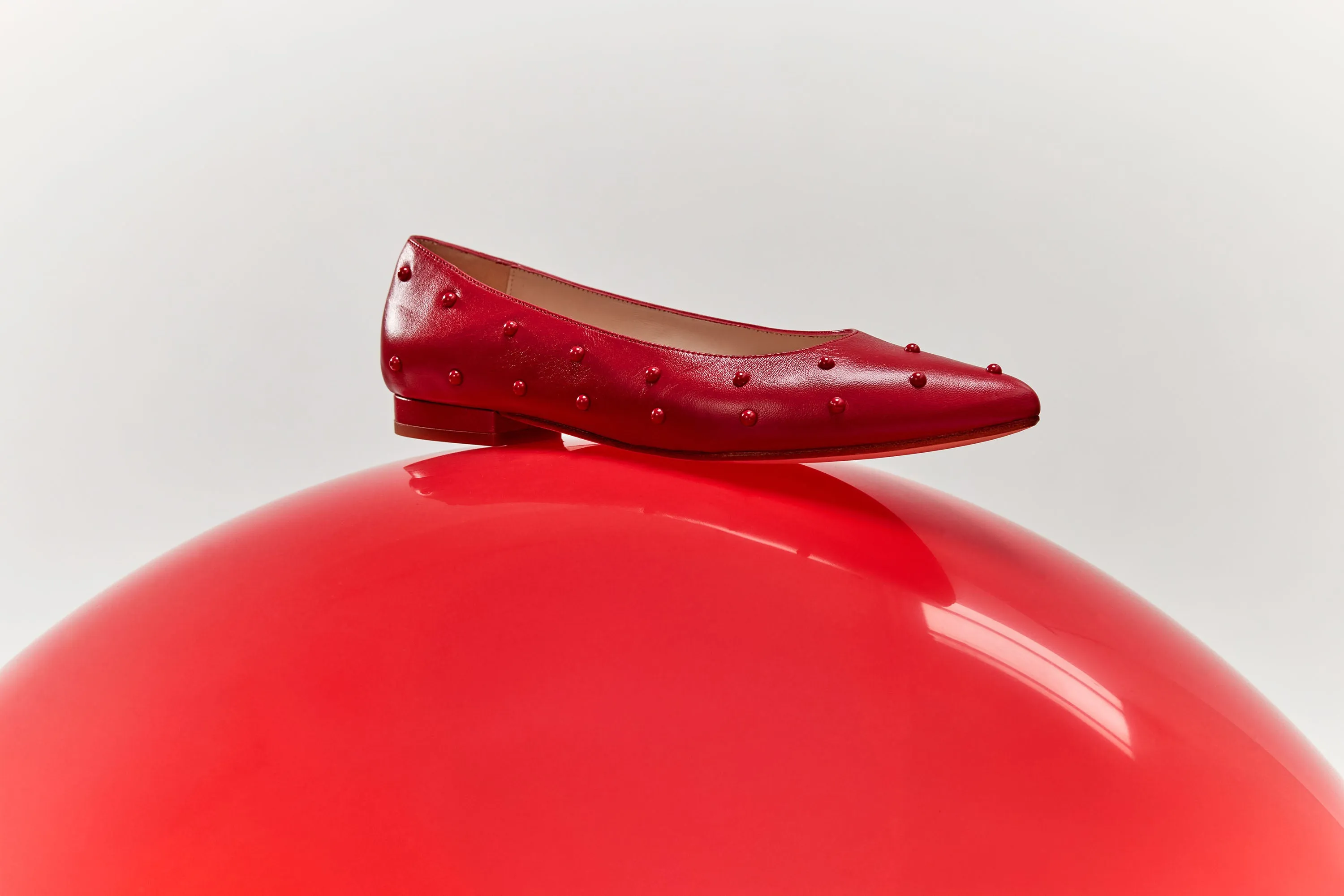 Bon Bon Flat - Red & Red sold by Nicki Hoyne product image thumbnail 3