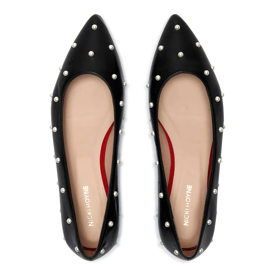 Bon Bon Flat - Black & Pearl sold by Nicki Hoyne product image thumbnail 4