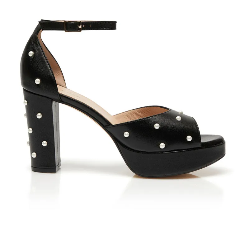 Bon Bon Platform - Black & Pearl sold by Nicki Hoyne