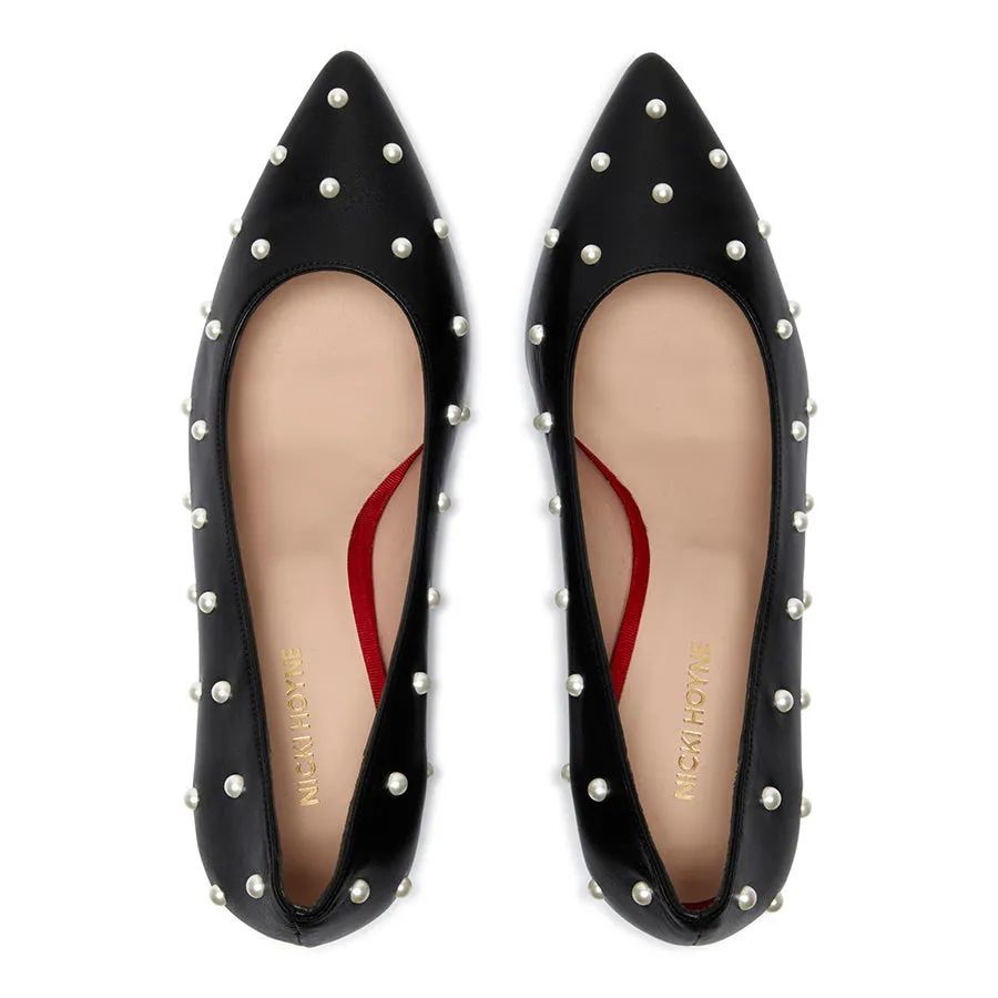 ReNTAL - Bon Bon Pump Heel - Black & Pearl sold by Nicki Hoyne product image thumbnail 3