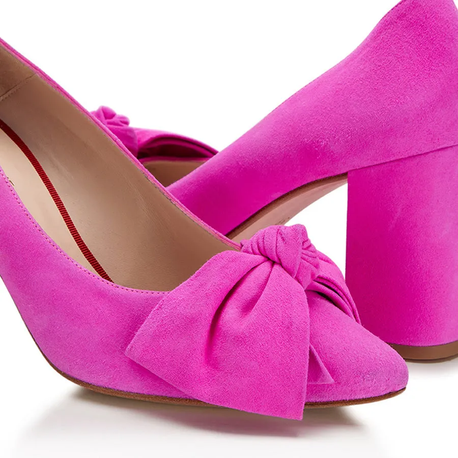 ReNTAL - Bow Pump Heel - Pink sold by Nicki Hoyne product image thumbnail 3