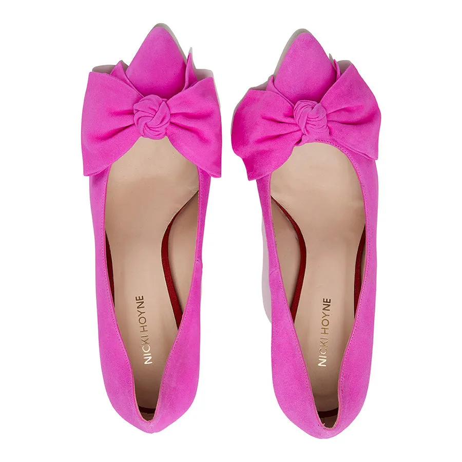 ReNTAL - Bow Pump Heel - Pink sold by Nicki Hoyne product image thumbnail 2