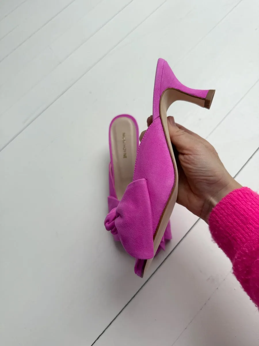ReSELL - Bow Peep Toe Kitten Heel - Pink 39 sold by Nicki Hoyne product image thumbnail 4
