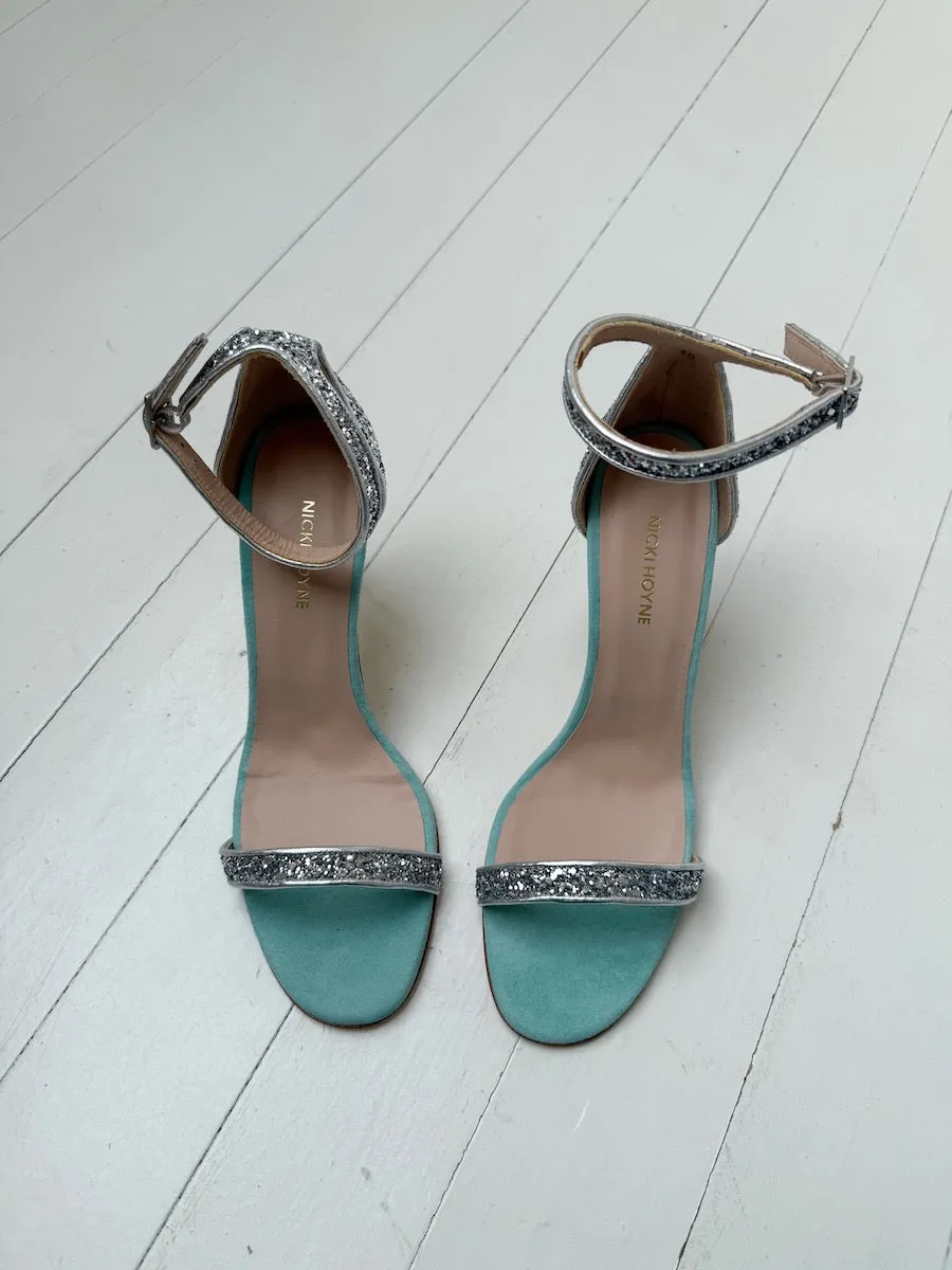 ReSELL - Out Out Sandal - Silver Glitter 40 sold by Nicki Hoyne product image thumbnail 2