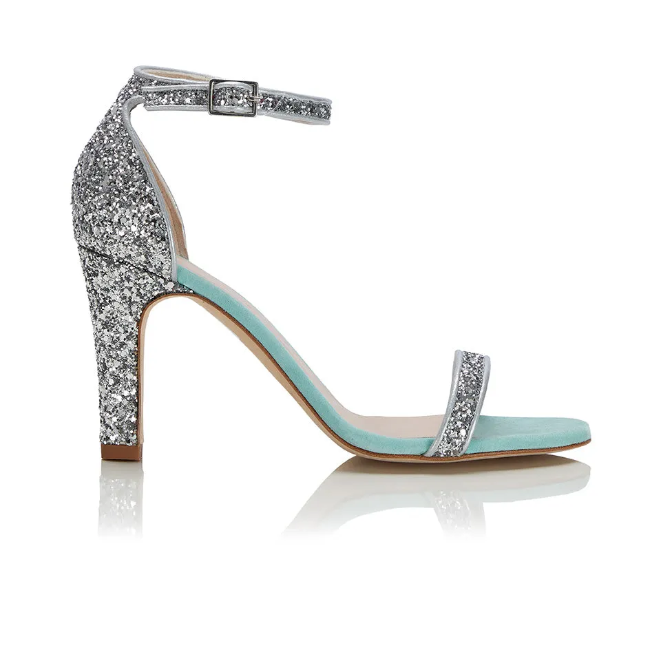 ReSELL - Out Out Sandal - Silver Glitter 40 sold by Nicki Hoyne