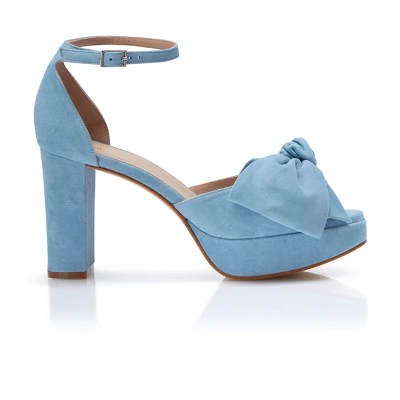 Bow Platform - Blue (Bespoke) sold by Nicki Hoyne