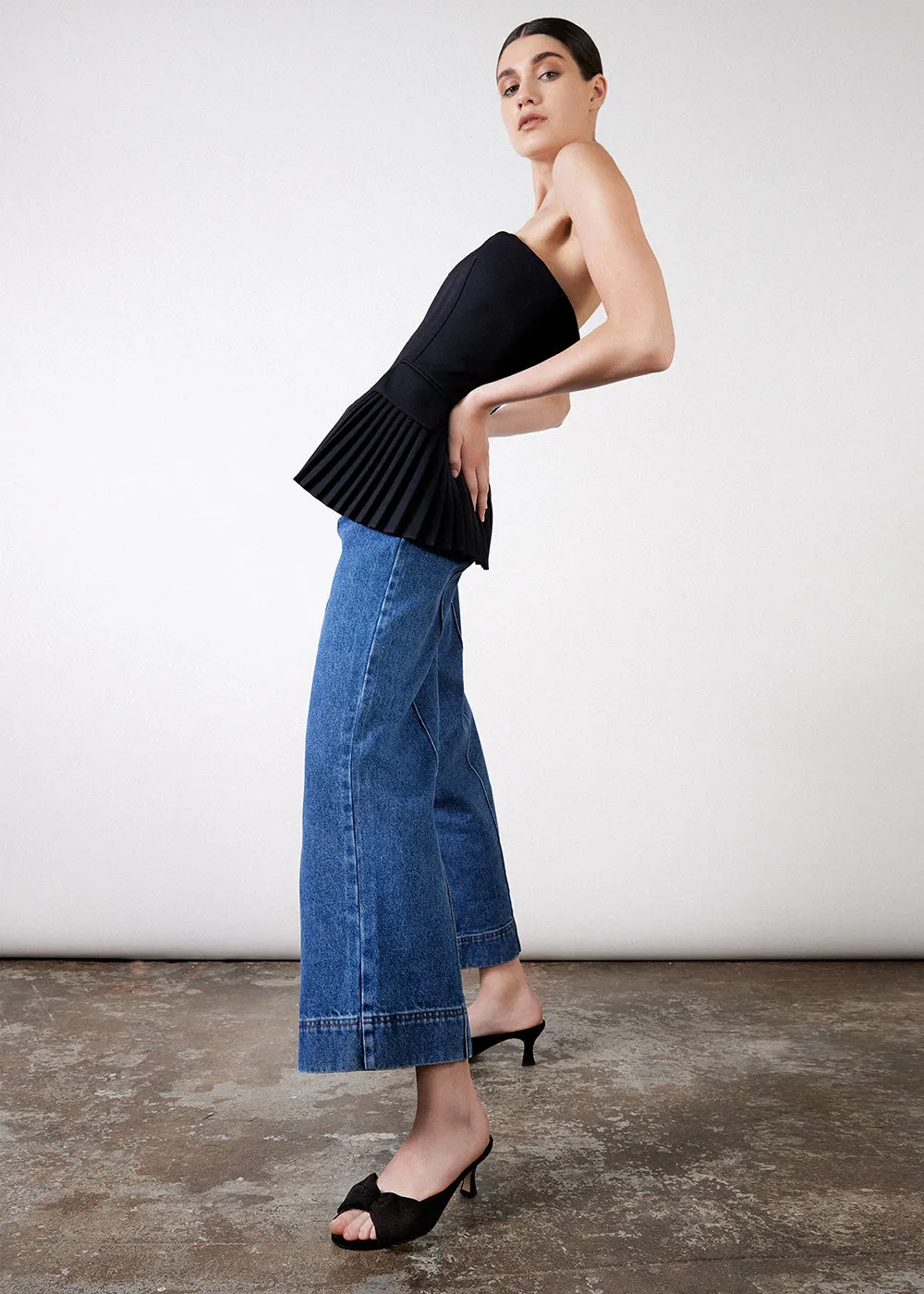 Bow Peep Toe Kitten Heel - Black sold by Nicki Hoyne product image thumbnail 2