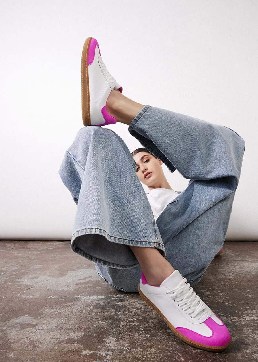 Sporty Trainer - White/Pink sold by Nicki Hoyne product image thumbnail 2