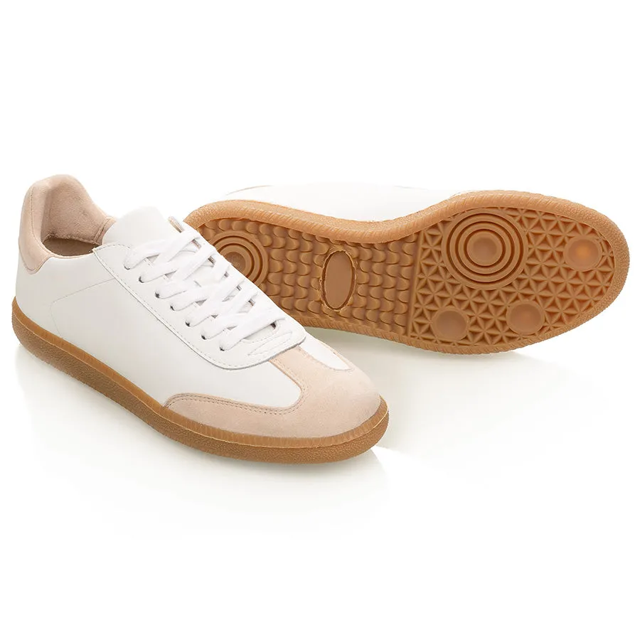 Sporty Trainer - White/Beige sold by Nicki Hoyne product image thumbnail 4