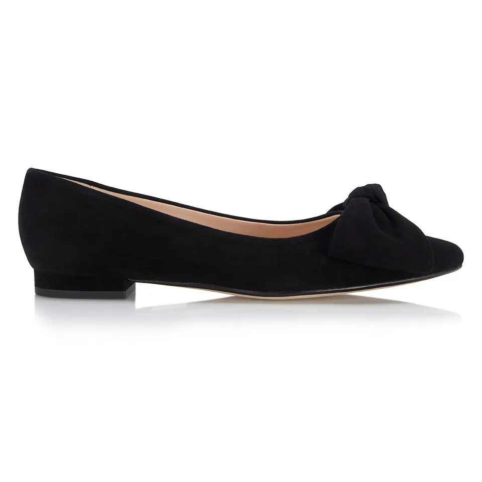 Bow Flat - Black sold by Nicki Hoyne