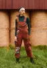Clo Red check Dungarees sold by Feri