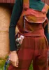 Clo Red check Dungarees sold by Feri