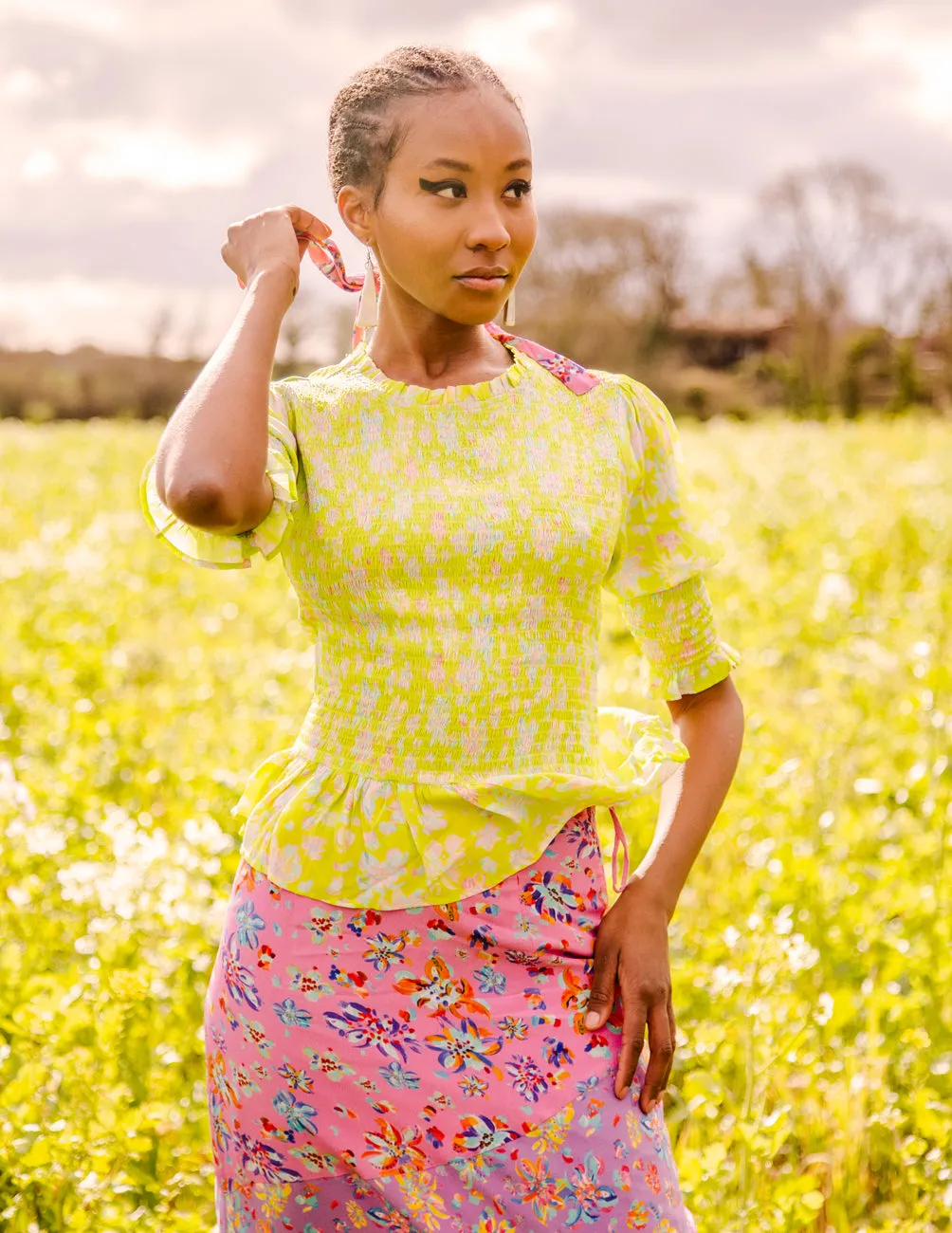 The Ebony skirt in pink sold by Feri product image thumbnail 4