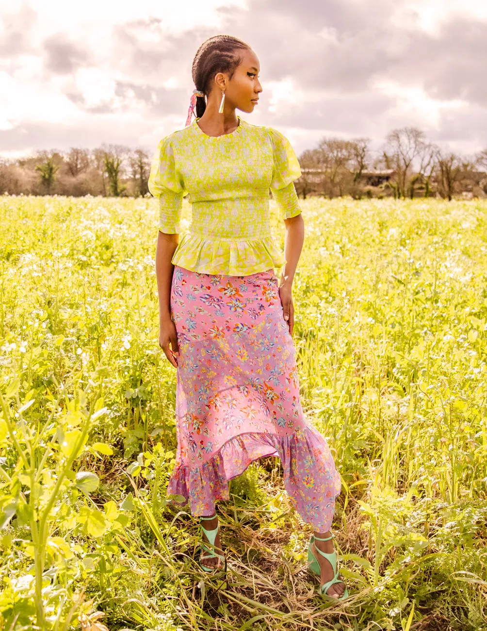 The Ebony skirt in pink sold by Feri product image thumbnail 3