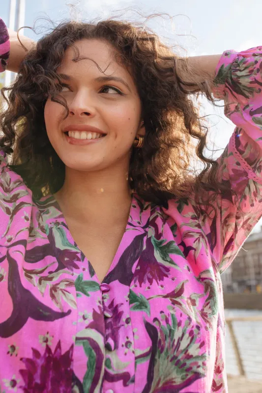 The pink Jen top sold by Feri