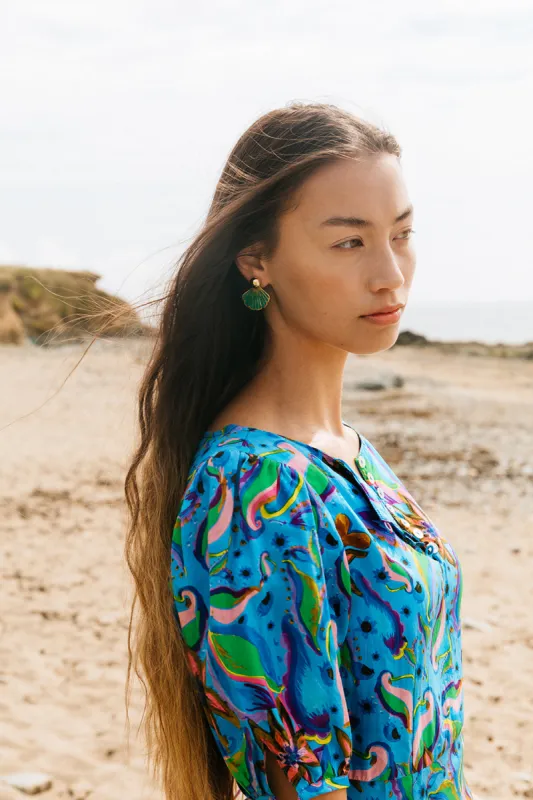 The Jules Dress - blue sold by Feri