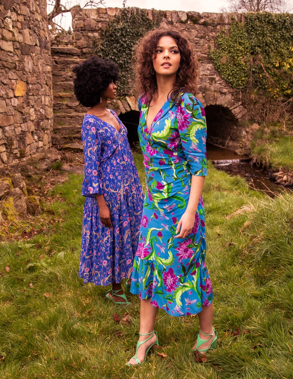 Maria dress in blue sold by Feri product image thumbnail 4