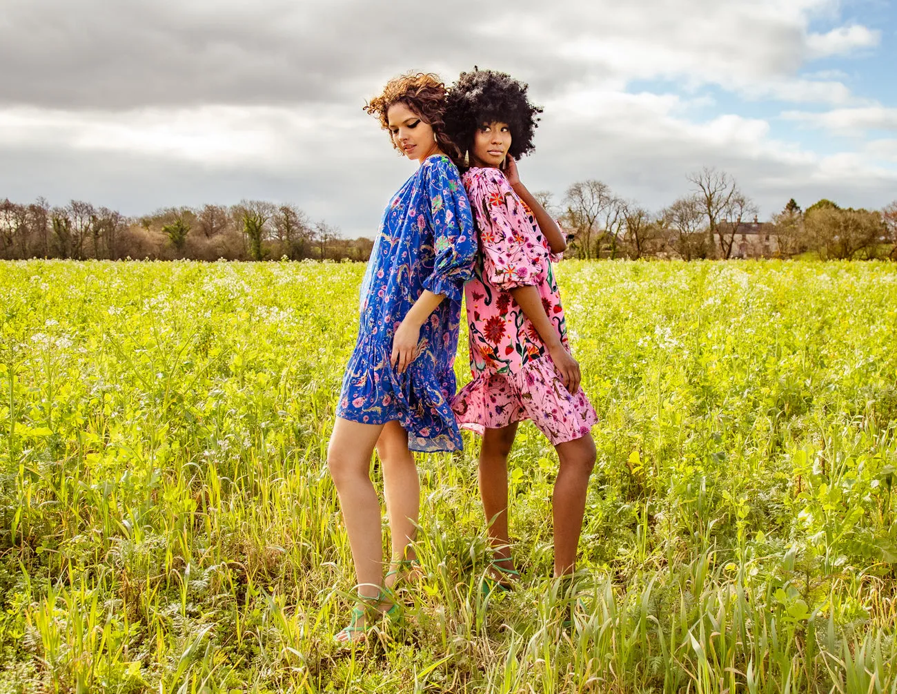 The Aine dress in blue sold by Feri product image thumbnail 2