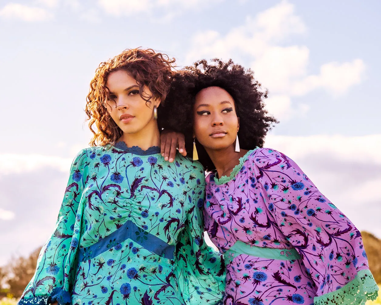 The Jasmine dress in green sold by Feri product image thumbnail 4