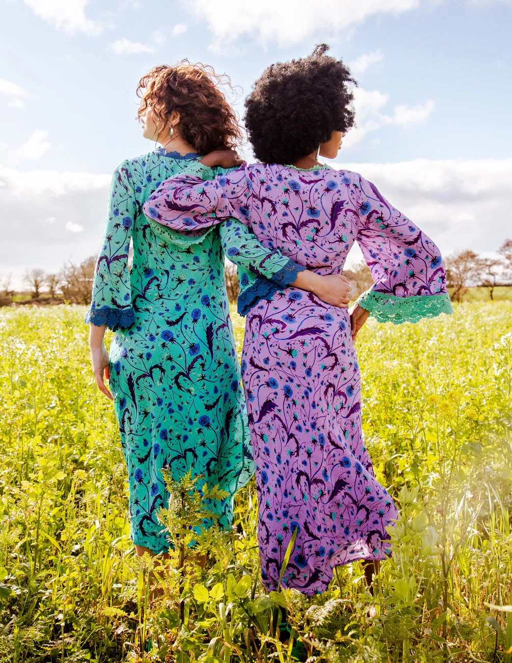 The Jasmine dress in green sold by Feri product image thumbnail 5