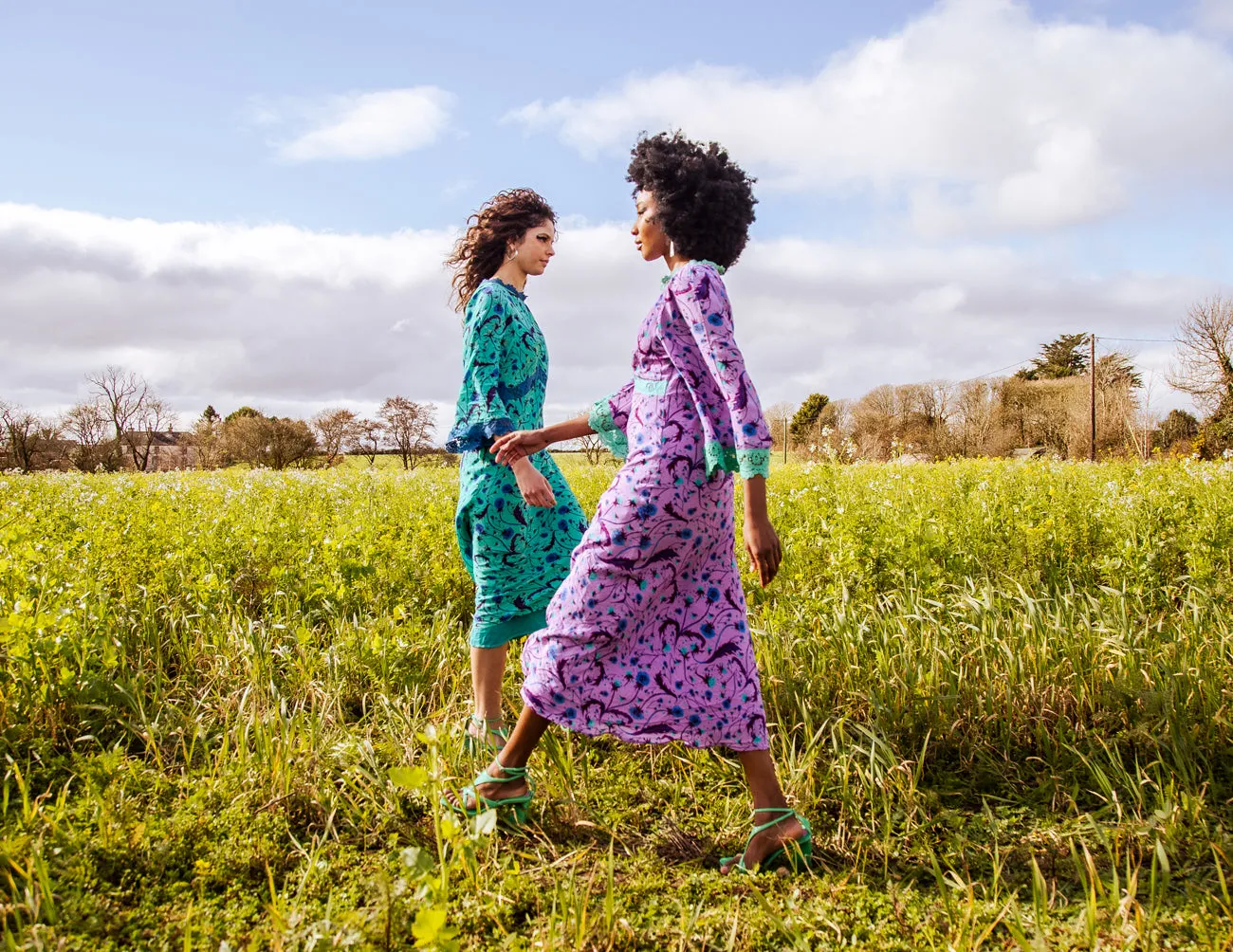 The Jasmine dress in green sold by Feri product image thumbnail 2