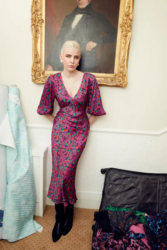 Bríd dress in pink sold by Feri