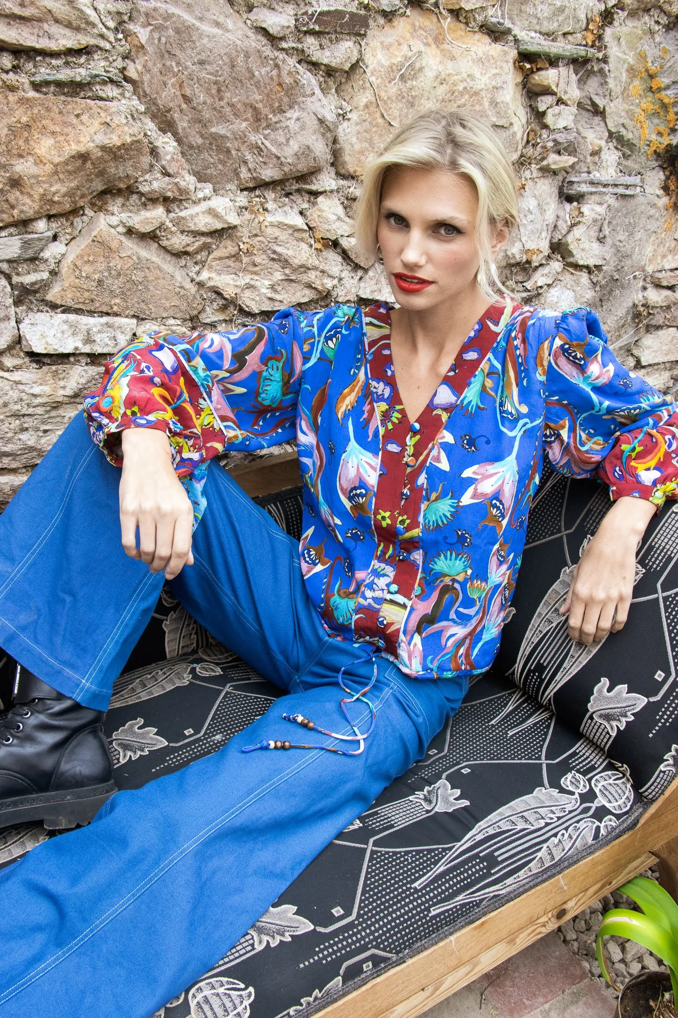 Jen Top (Blue Multi) sold by Feri product image thumbnail 2