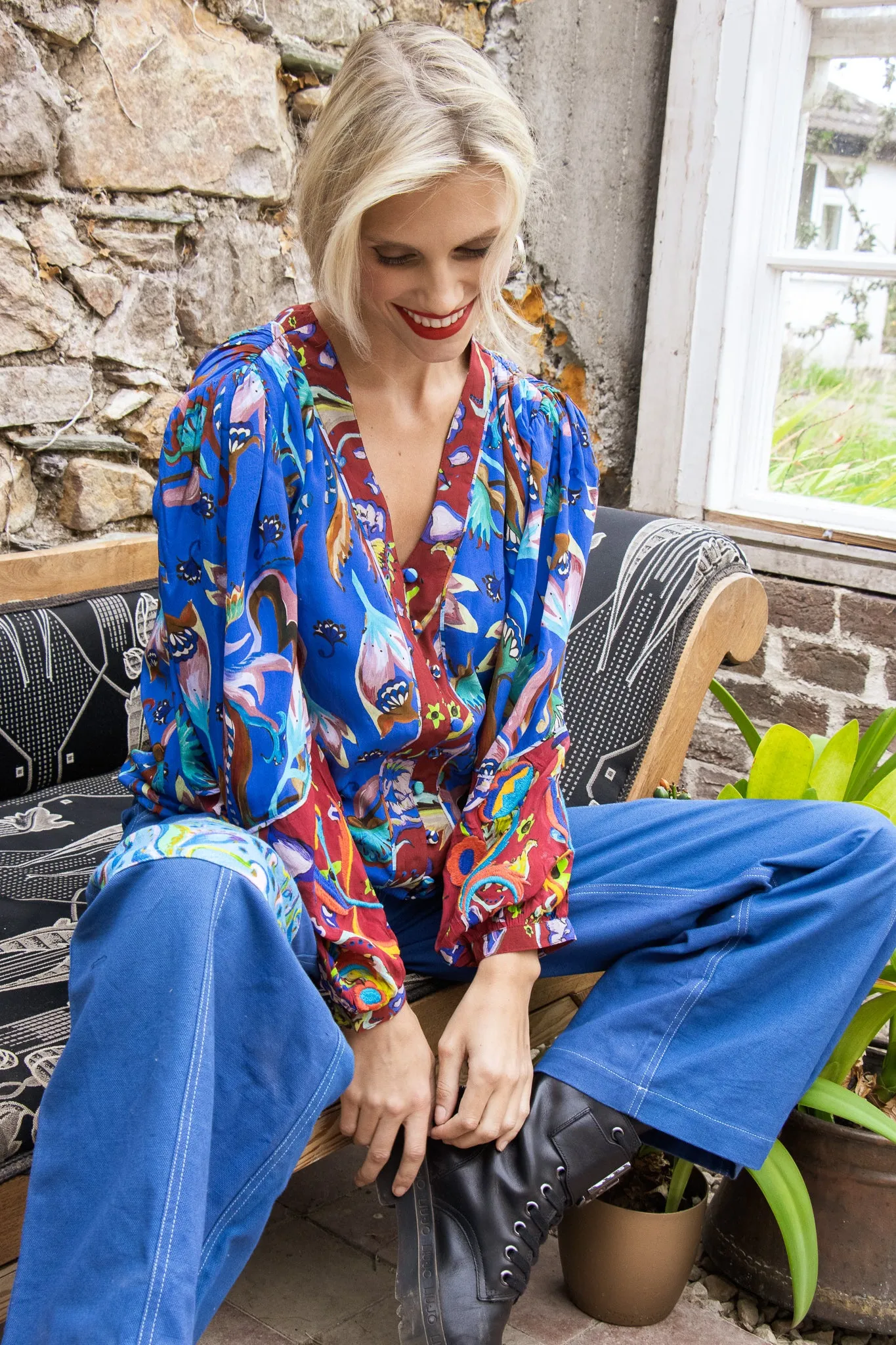 Jen Top (Blue Multi) sold by Feri product image thumbnail 5