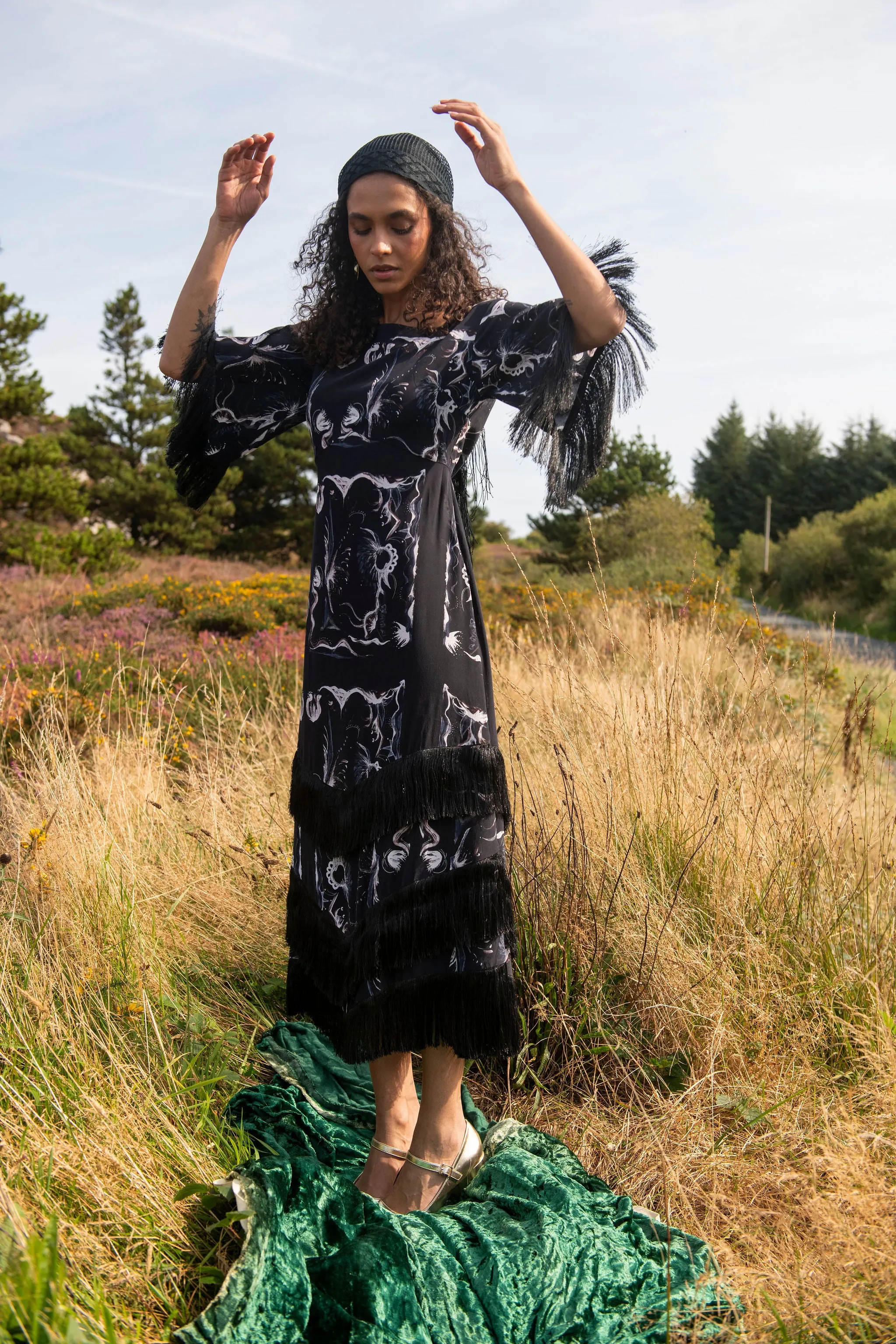 Silvana Dress in silk sold by Feri product image thumbnail 3