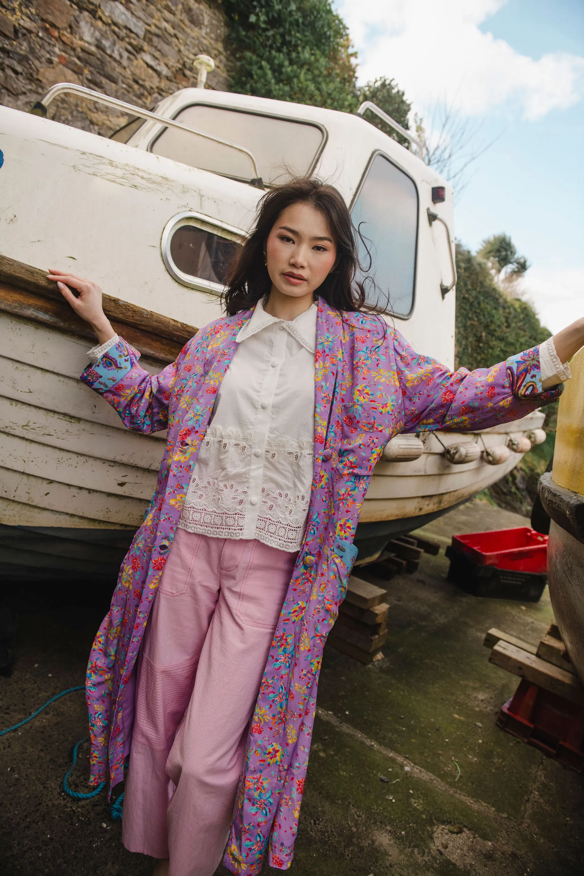 Lilac Elle Kimono sold by Feri product image thumbnail 2