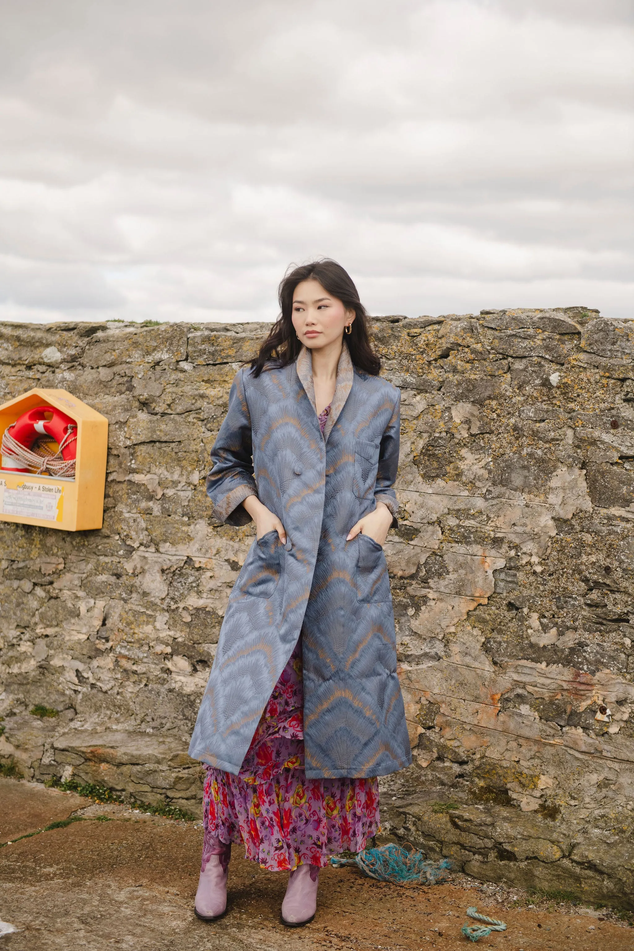 Elsie Duster Coat sold by Feri