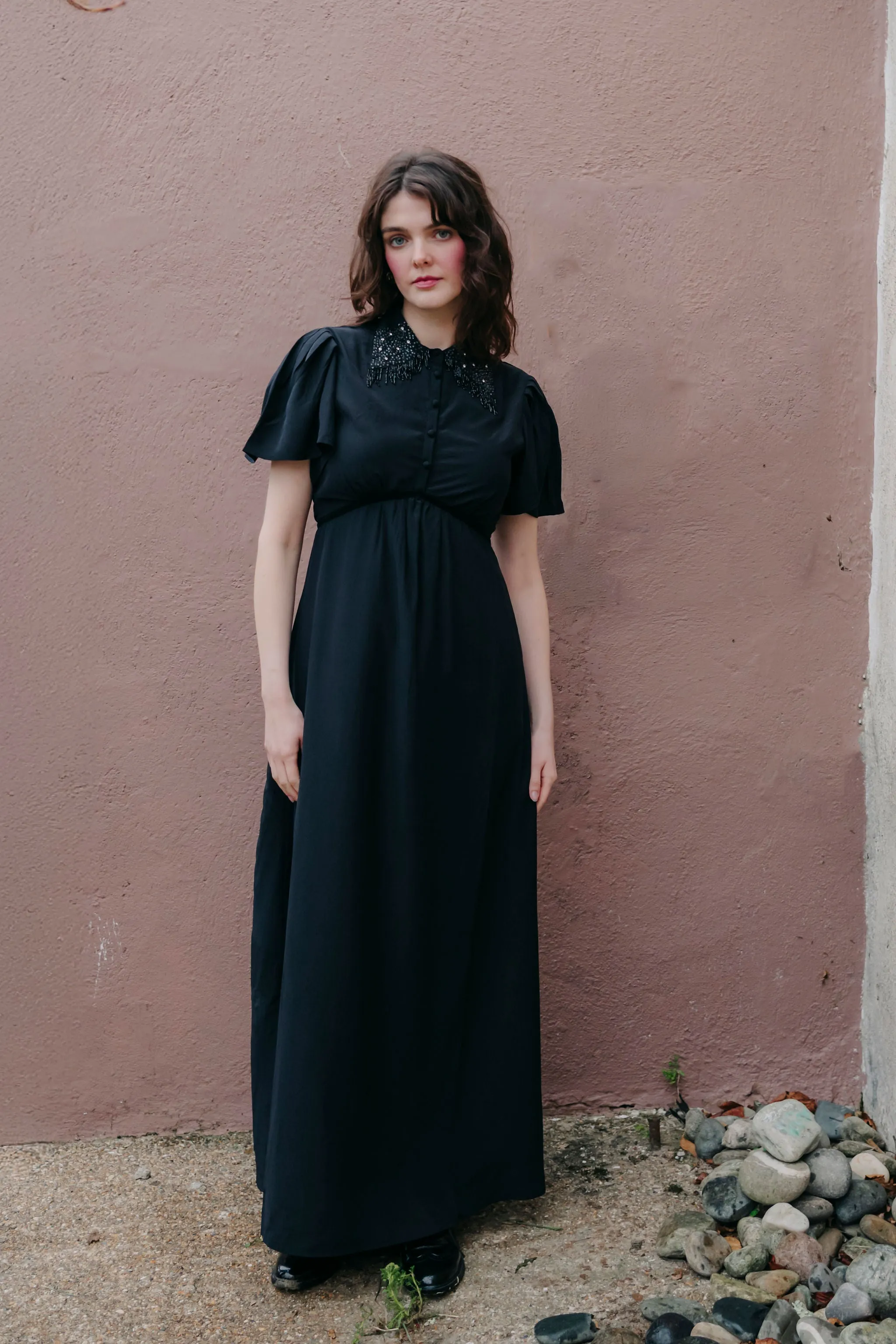 Amy Dress in silk sold by Feri