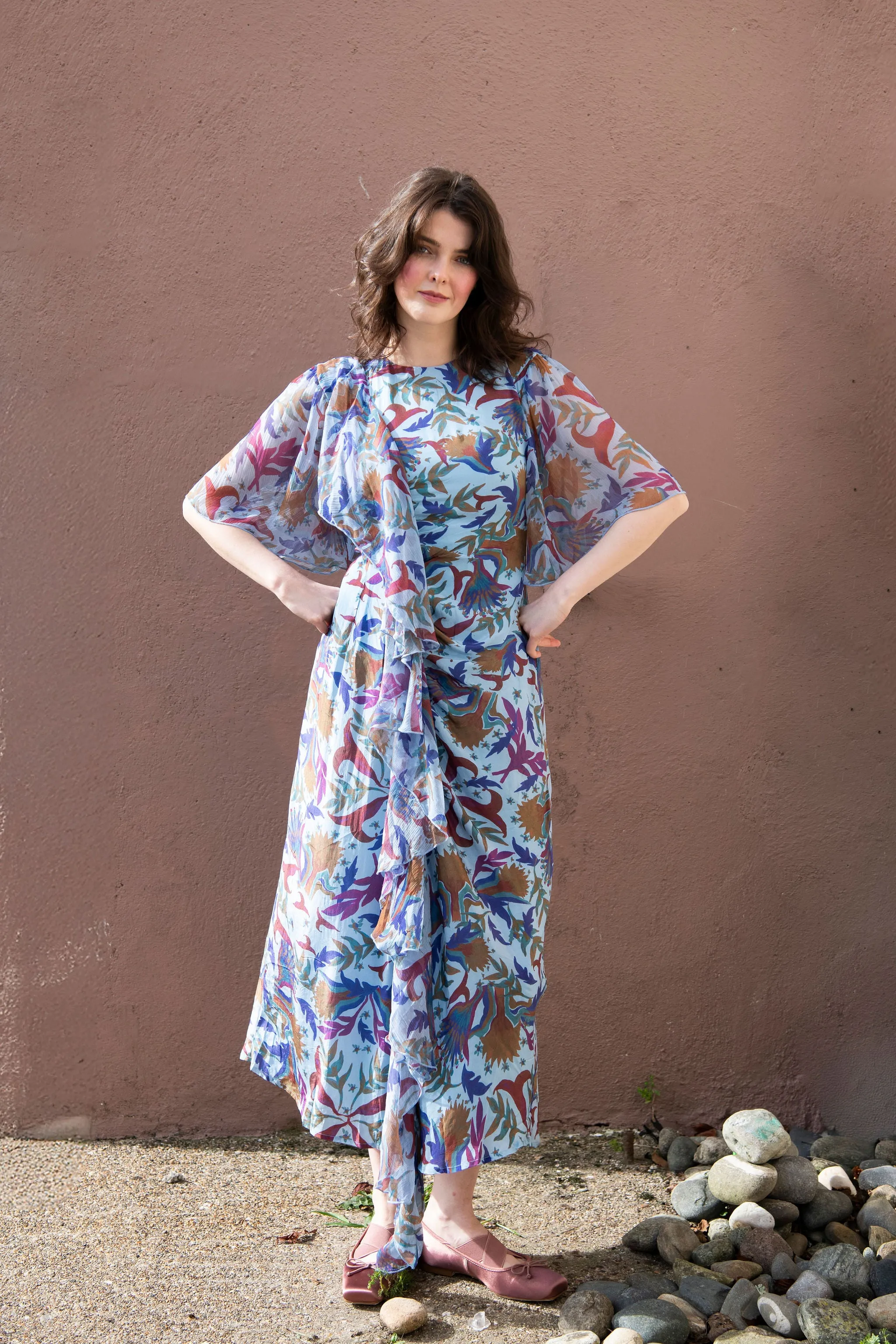 Marilyn Dress in Blue sold by Feri