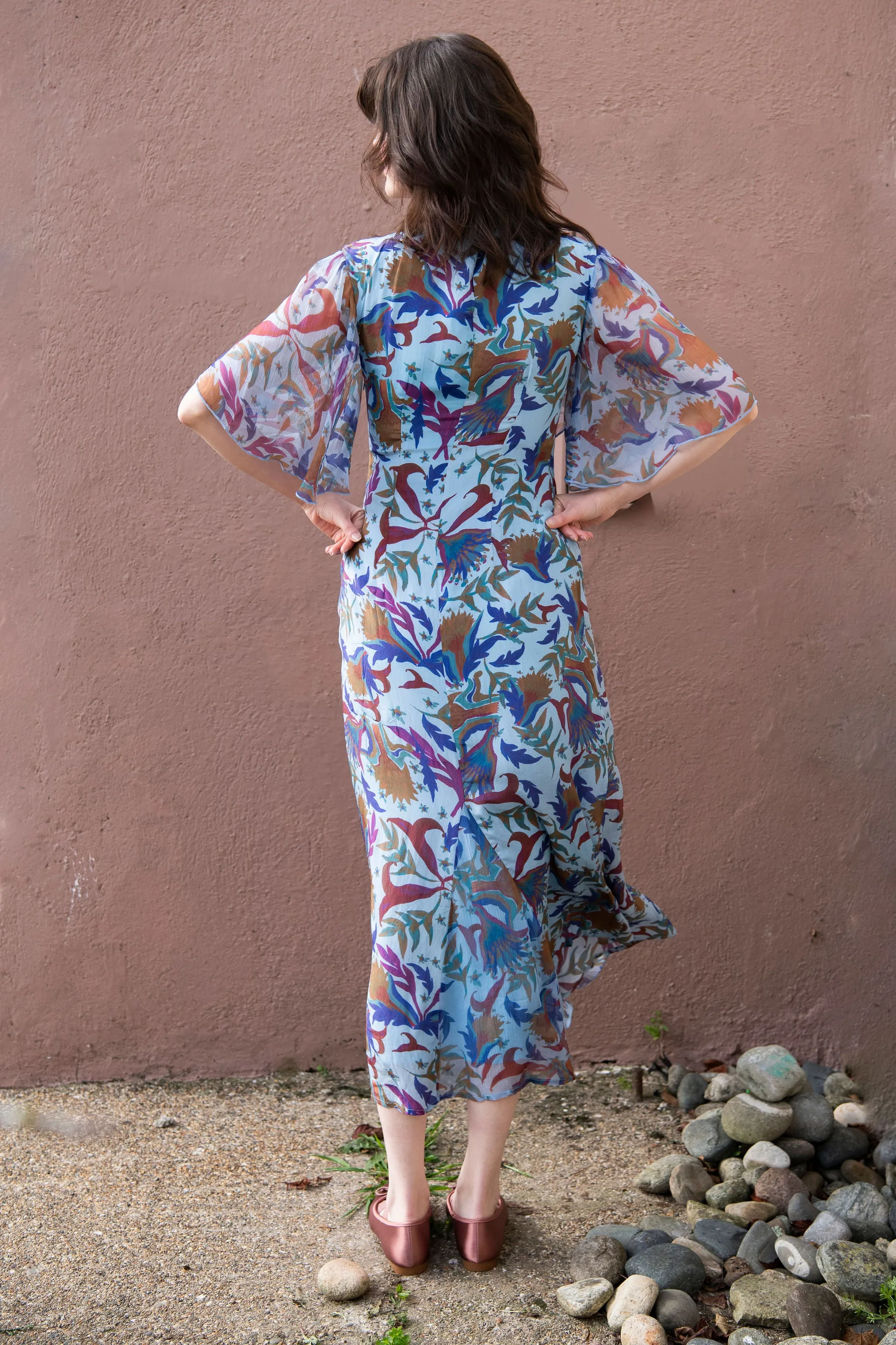 Marilyn Dress in Blue sold by Feri product image thumbnail 5