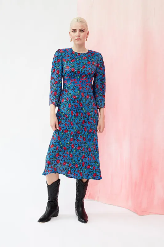 Alison dress in blue sold by Feri