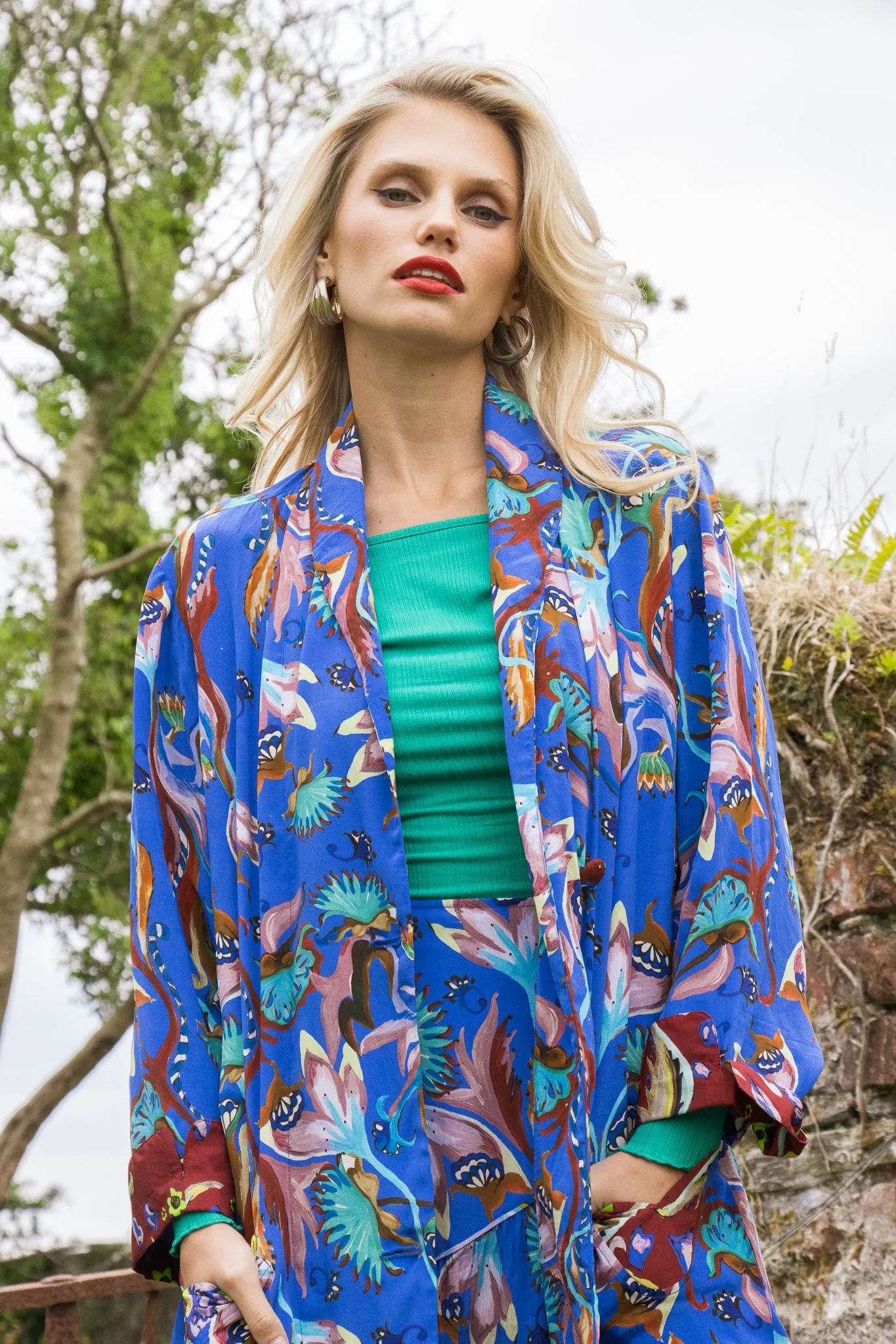 The Elle Kimono - Enchanted Blue sold by Feri product image thumbnail 4