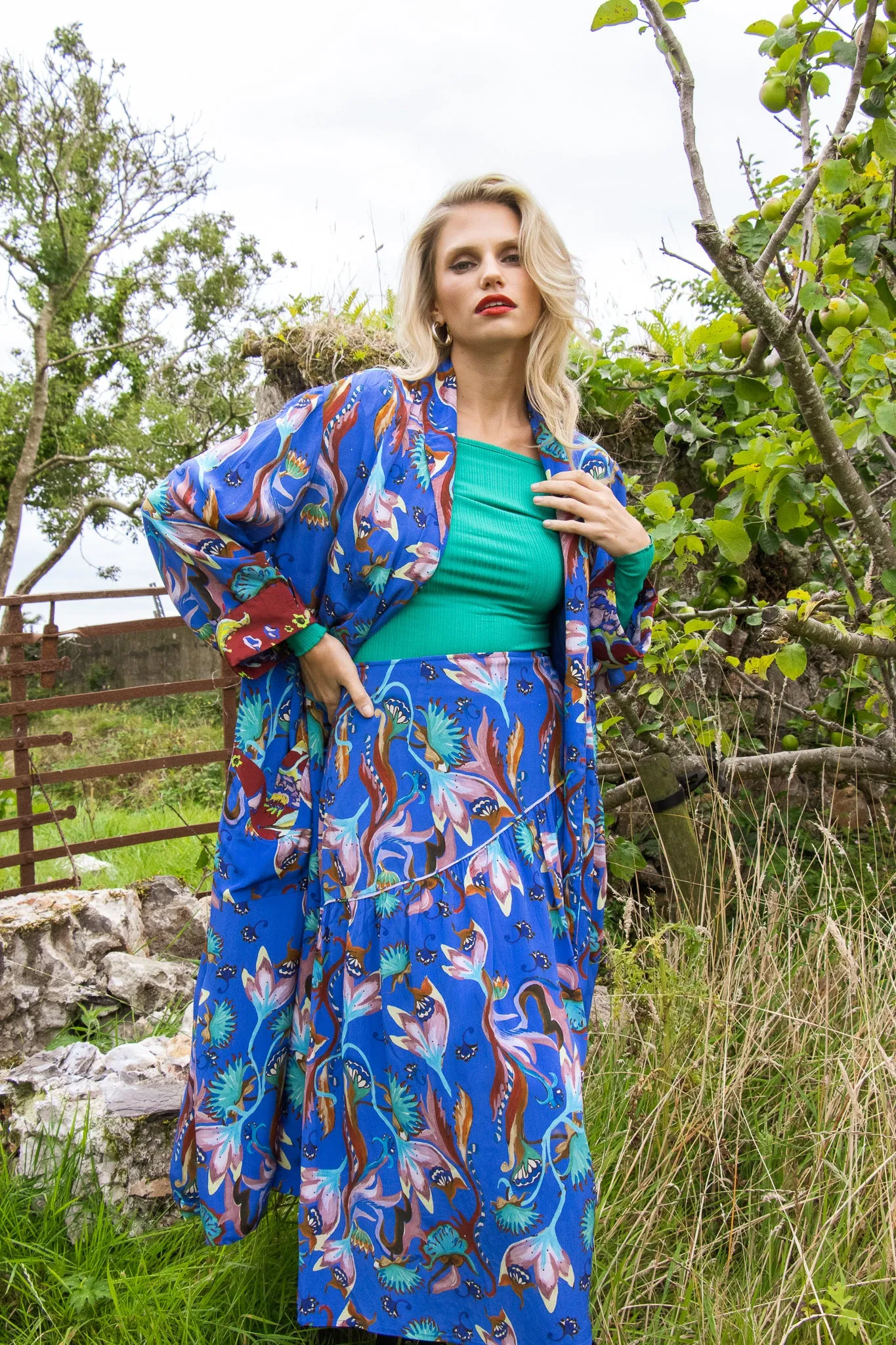 The Elle Kimono - Enchanted Blue sold by Feri product image thumbnail 3