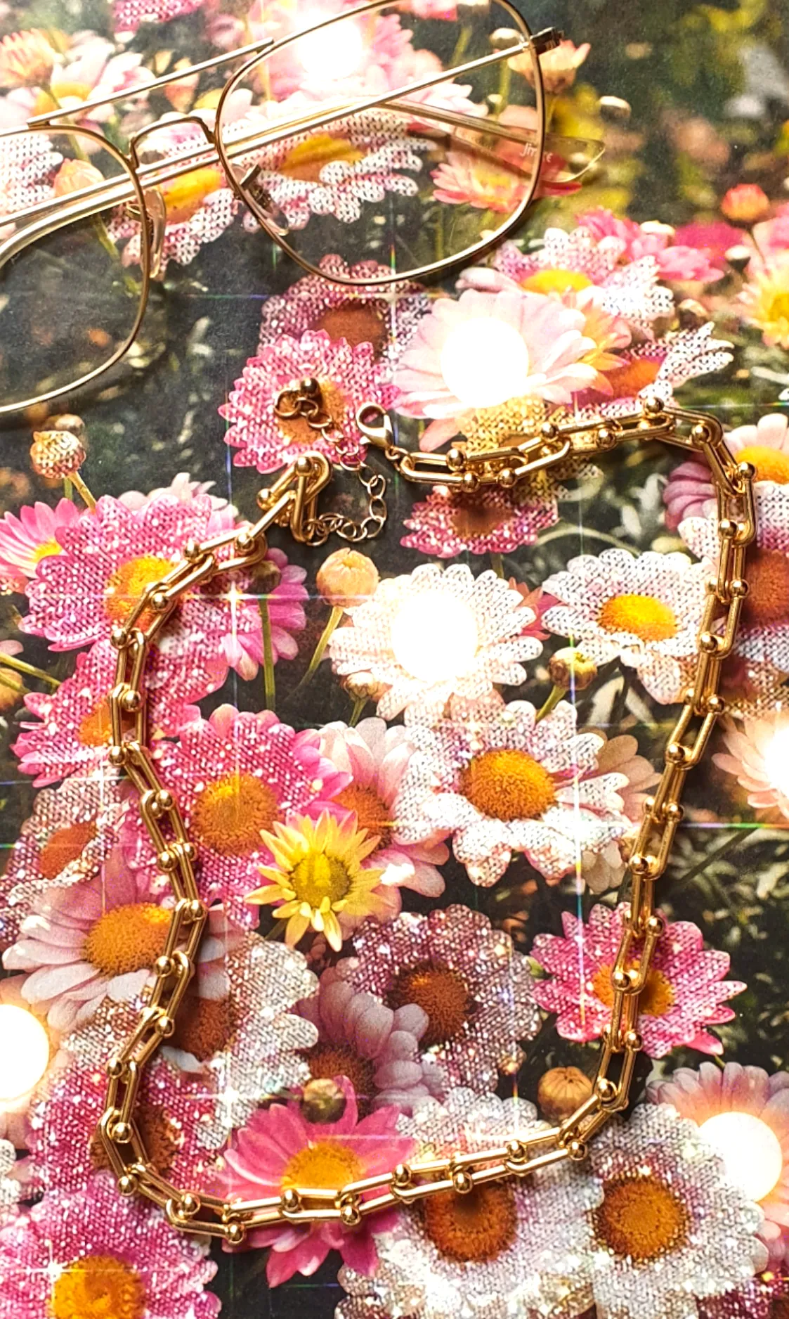 Gold Link Necklace sold by Blonde the Store product image thumbnail 3