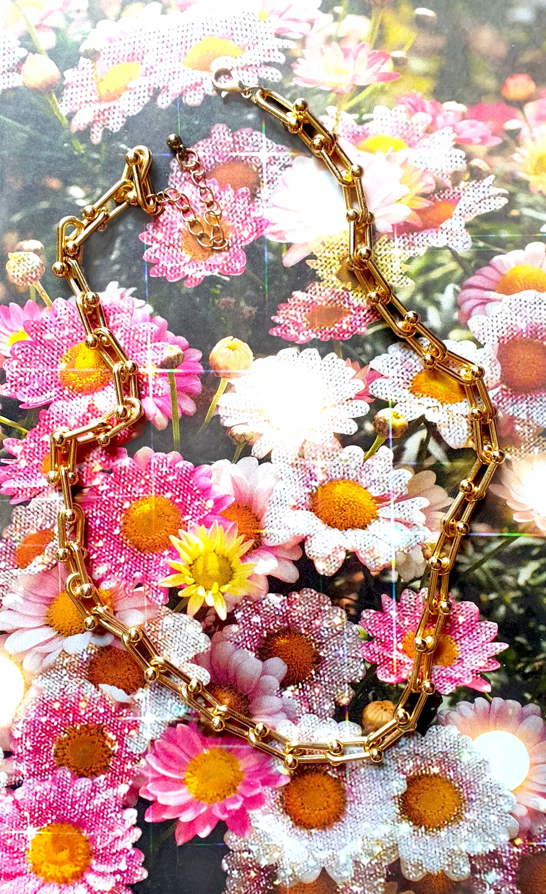 Gold Link Necklace sold by Blonde the Store product image thumbnail 2