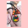 Colour Pop Resin Pendant on Rope Necklace sold by Blonde the Store