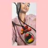 Colour Pop Resin Pendant on Rope Necklace sold by Blonde the Store