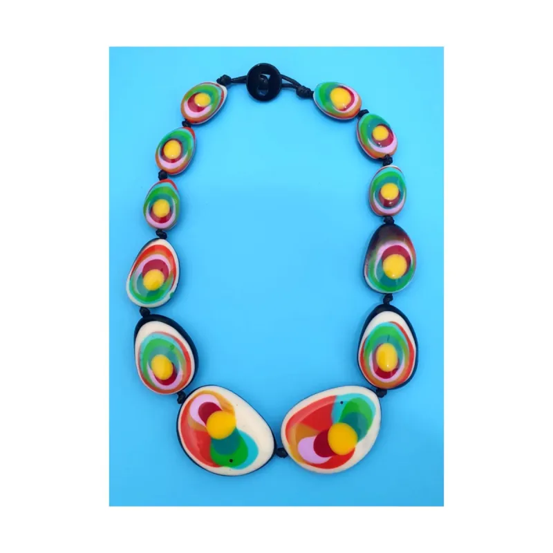 Chunky Resin Necklace - New Paris Collection sold by Blonde the Store