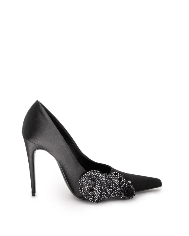 Satin Crystal Pumps sold by TNT Fashion