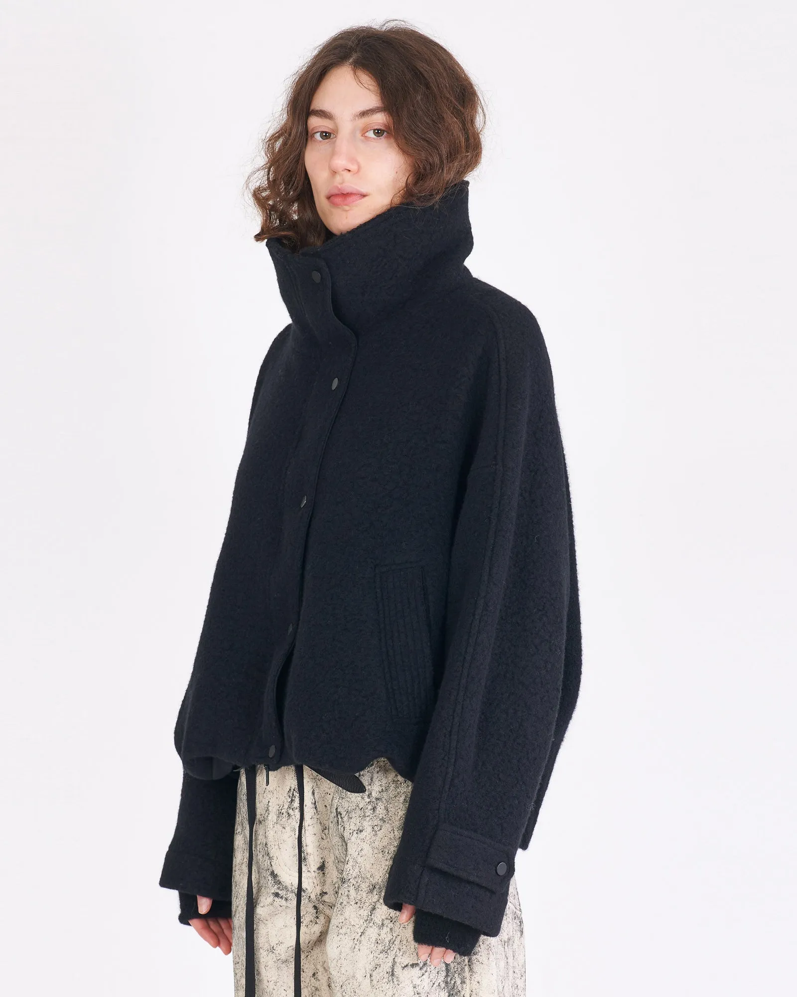 Short Funnel Neck Jacket sold by TNT Fashion product image thumbnail 4