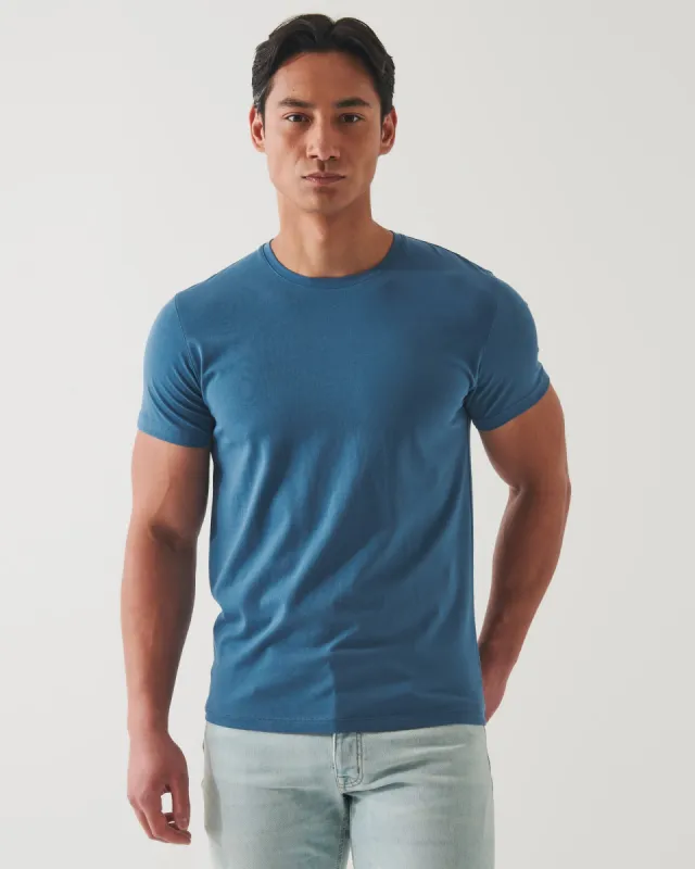 Short Sleeve Stretch Crew Tee sold by TNT Fashion